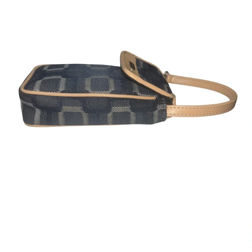 Nine West Vintage Y2K Cell Phone Wristlet Organizer - Geometric Print